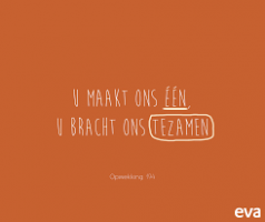 Zondag 14 november - viering HA